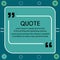 Modern quotes communication template design