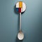 Modern Rainbow Spoon With De Stijl Influence
