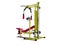 Modern raspberry sports training apparatus with yellow inserts f