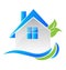 Modern Real estate houses logo