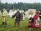 A modern reconstruction of the ancient battle of the Slavic tribes in the fifth festival of historical clubs in Zhukovsky district