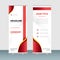 Modern Red and Yellow Roll Up Banner Template