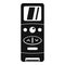 Modern remote control conditioner icon, simple style