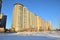 Modern residential building in Astana