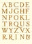 Modern roman alphabet