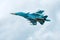 Modern Russian fighter-bomber Sukhoi Su-34