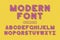 Modern sans serif font. Rounded framed alphabet with offset effect. Stylized colorful typeface. Vector.