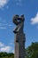 Modern sculpture designed by Gustav Vigeland in Frogner Park in Oslo, Norway