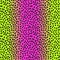 Modern seamless gradient pink to neon green leopard pattern in 80s 90s style