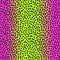 Modern seamless gradient pink to neon green leopard pattern in 80s 90s style