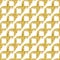 Modern seamless pattern with brush shiny cross plaid. Gold metallic color on white background. Golden glitter texture