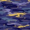 Modern Seamless pattern urban Camouflage with stripe and geomet