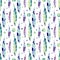 Modern seamless stylized leaf pattern. Bright background for fashion textile and wrapping design