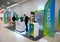 Modern self-service office of Sberbank in a shopping center