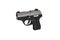 Modern semi-automatic pistol. A short-barreled weapon for self-defense. A small weapon for concealed carry. Isolate on a white