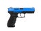 Modern semi automatic piston - blue top details