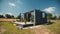 Modern shipping container house home