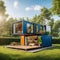 Modern shipping container house home