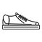 Modern shoe repair icon, outline style