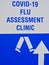 Modern Sign, COVID 19 and Flu Assessment Clinic, Sydney, Australia