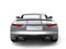 Modern silver luxury cabriolet sports car - back view