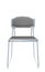 Modern simple grey metallic chair