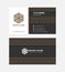 Modern, simple & luxury standard business card design