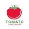 Modern simple tomato logo