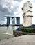 The Modern skyline of Singapore