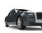 Modern slate grey luxury business car - low angle closeup shot