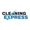 Modern and sleek cleaning express logo wordmark