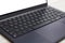 Modern, slim, backlit laptop membrane keyboard.