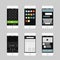 Modern smartphone interface elements