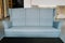 Modern Sofa with Textile Blue Upholstery