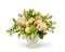Modern Spring Flower Arrangement with Tulips and Roses White Vase - Mothers Day Flowers - Florist Made