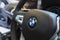 Modern steering wheel of BMW car