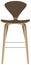 Modern stool with backrest