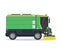 Modern Street Sweeper Truck Illustration