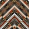 Modern striped geometric seamless pattern. Vector abstract black