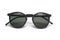 modern sunglasses plastic dark lenses white background