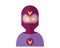 Modern Superhero Carnival Costume Avatar Character