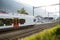 Modern Swiss train