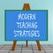 Modern Teaching Strategies concept