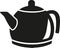 Modern teapot icon