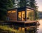 Modern tiny houses, tiny houses, construction houses, wood home frame building.