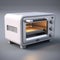 Modern Toaster Oven 3d Model With Photo-realistic Still Life Rendering