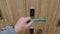 Modern touch electronic lock for a closet in locker room