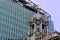 Modern Tower Blocks Dwarfing Victoria Palace Theatre