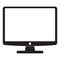 Modern tv icon, TFT LED wide screen smart tv icon. Monitor icon.