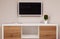 Modern TV and Room Corner